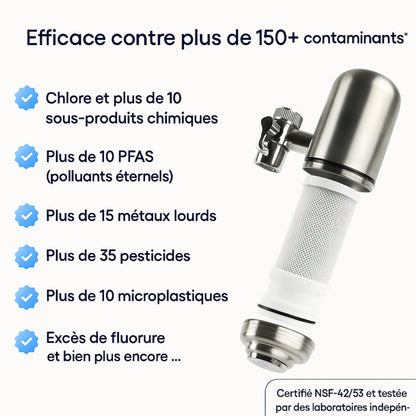 Kit filtre robinet (6 mois de filtres inclus)